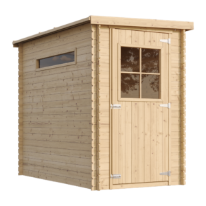Wooden shed M306 - 130 x 235 cm - 3 m2 | Timbela.com
