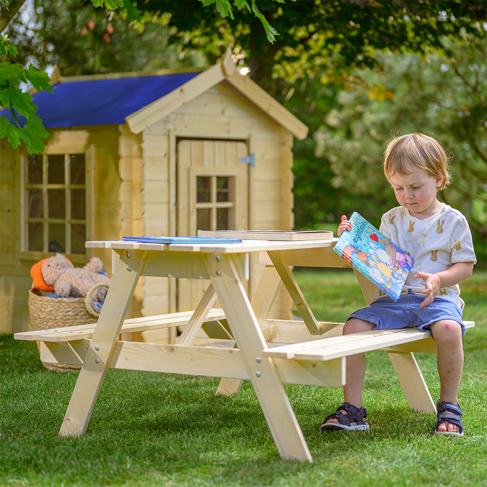 Wooden table for children M018-1 | Timbela.com
