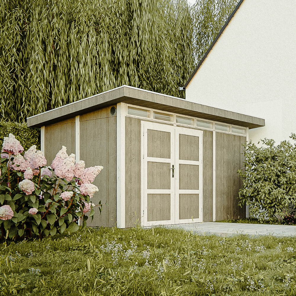 LP® SmartSide® panel shed M904A - 236 x 368 cm - 9 m2 | Timbela.com