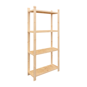 Timbela medinių lentynų komplektas M640 (2vnt), 40x90 (15mm) (be fono4)