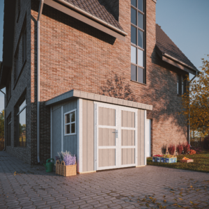LP® SmartSide® panel shed M938 - 236 x 250 cm - 6 m2 | Timbela.com